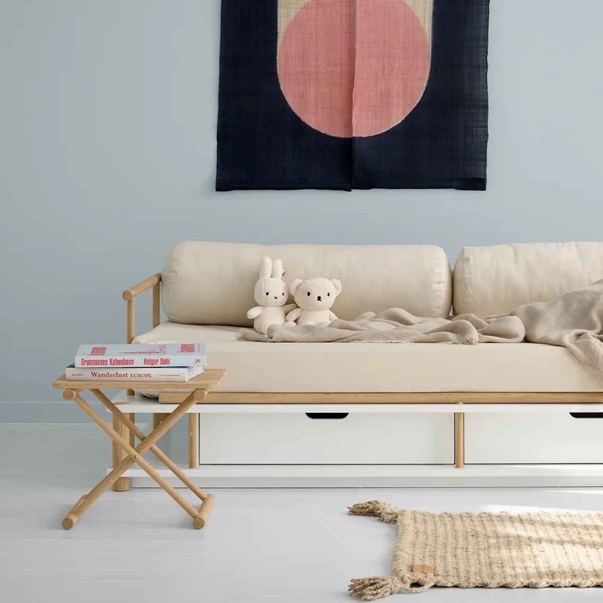 Table de chevet haute CAMP Oliver Furniture chêne