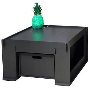 Table de jeu 76x80cm THEO Mathy by Bols gris basalte