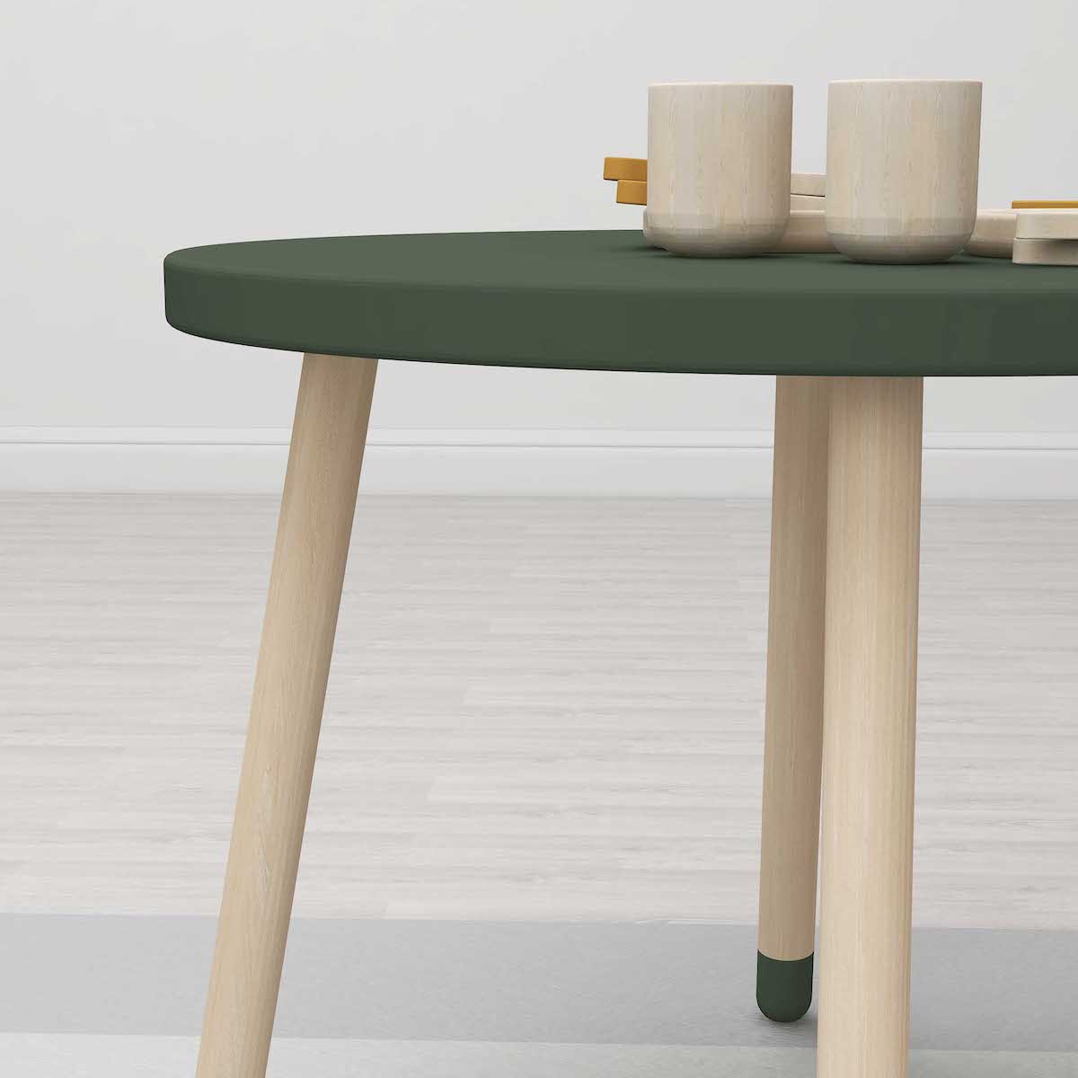 Table de jeu enfant 60cm DOTS Flexa Deep green