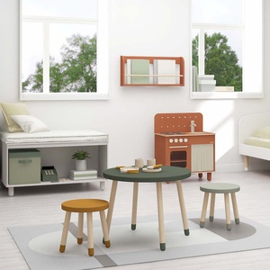 Table de jeu enfant 60cm DOTS Flexa Deep green