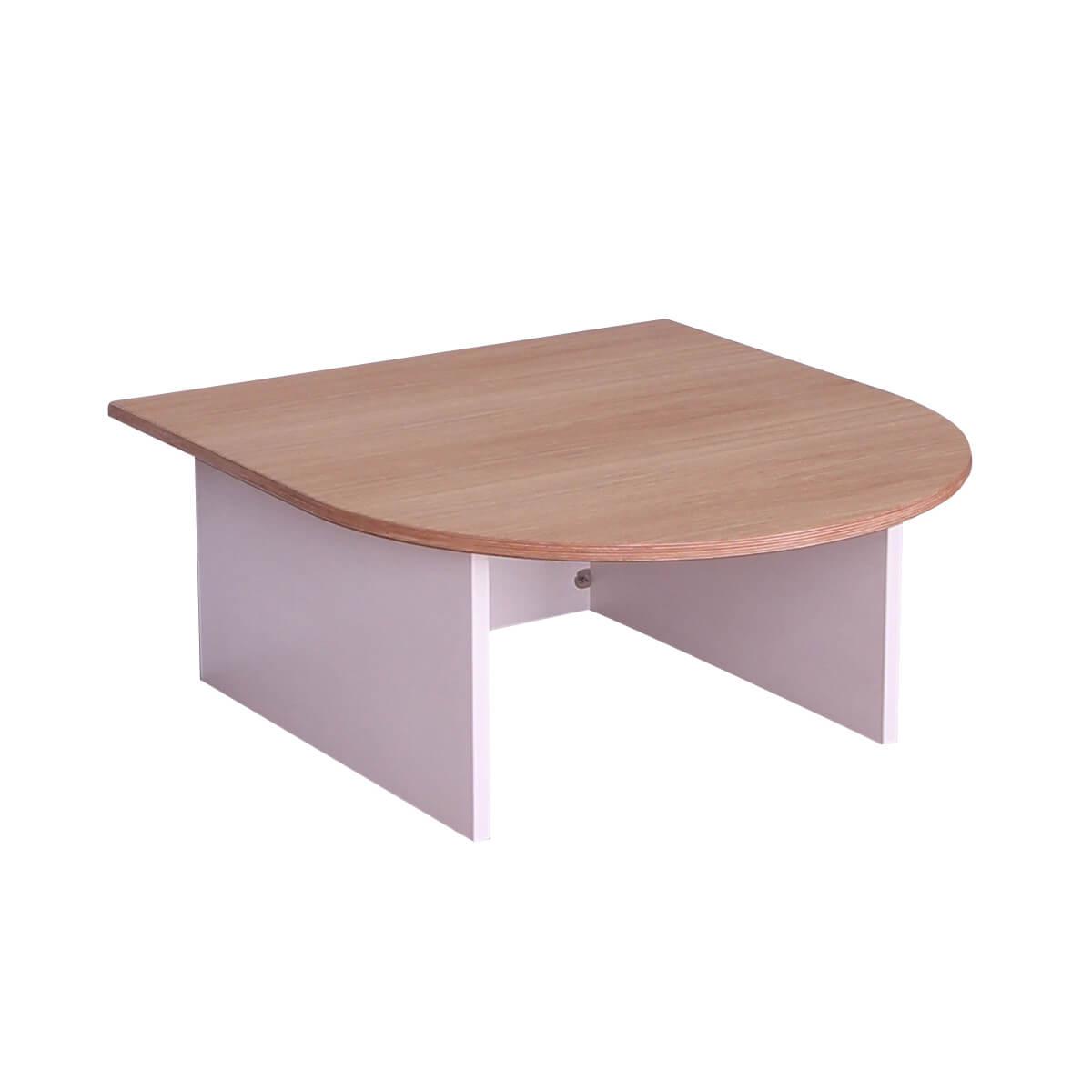Table de jeu KASVA Multiplex placage chêne laqué blanc