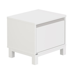 Table de nuit 1 tiroir OLLI Paidi blanc gris ardoise