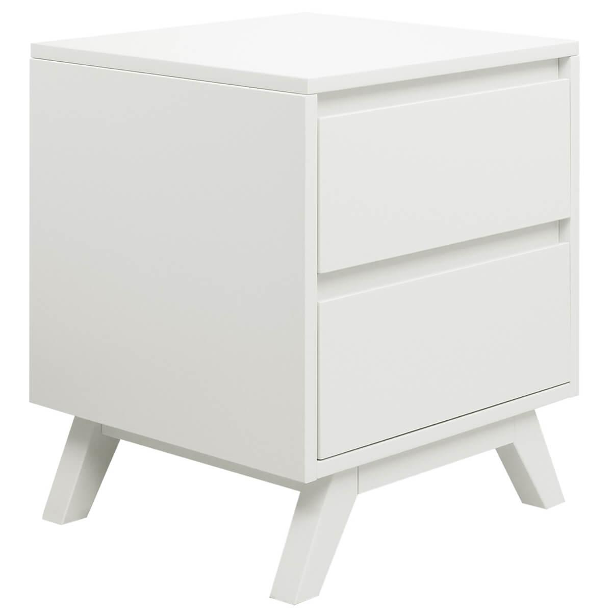 Table de nuit ANNE Bopita blanc 