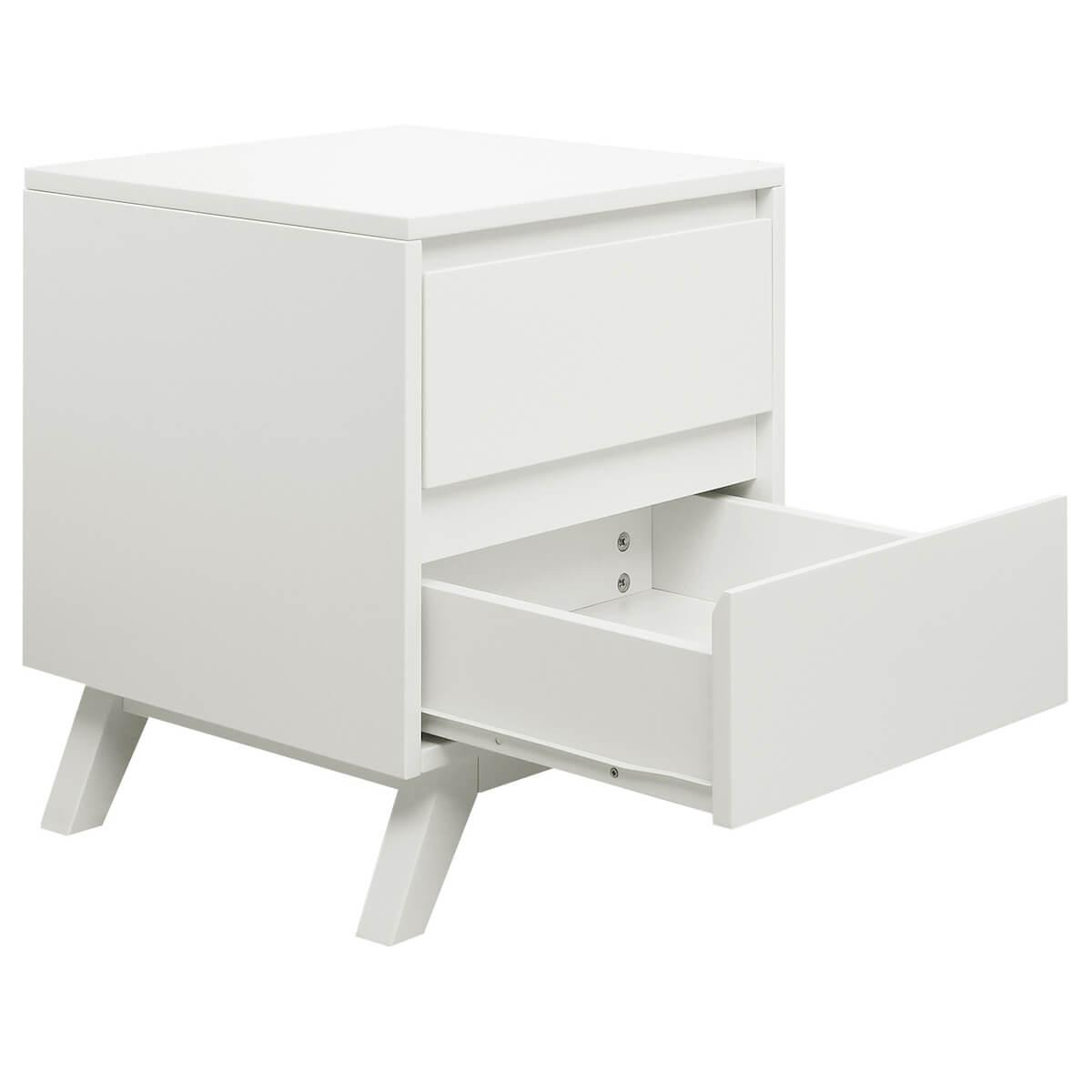 Table de nuit ANNE Bopita blanc 