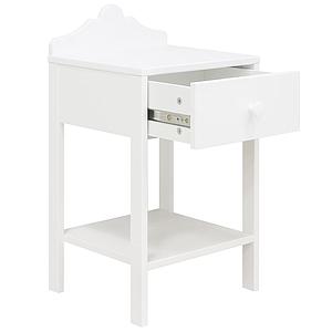 Table de nuit EVI Bopita blanc
