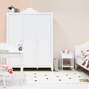 Table de nuit EVI Bopita blanc