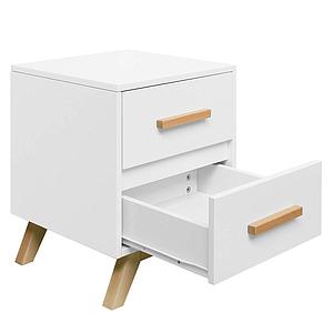 Table de nuit FENNA Bopita blanc-naturel