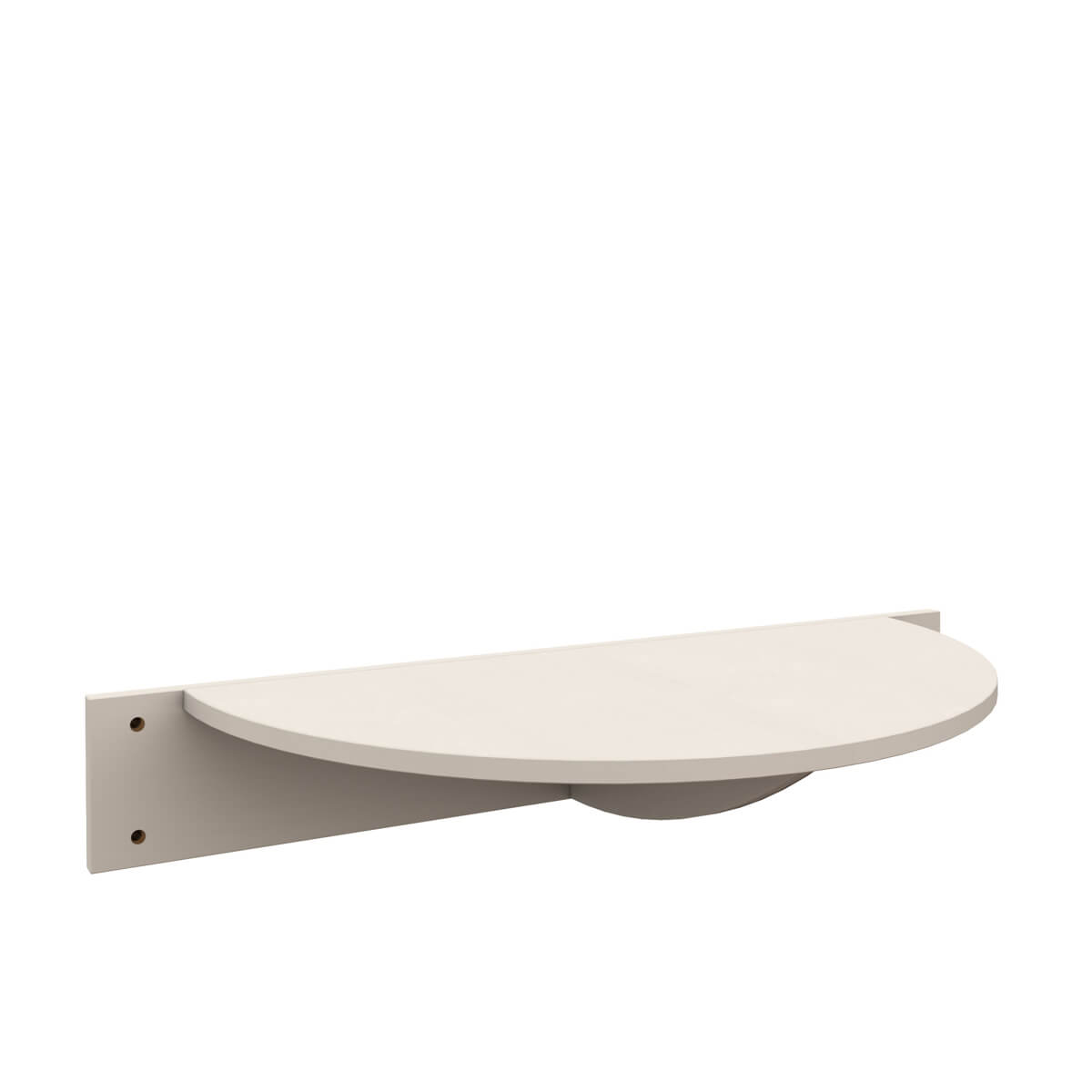Table de nuit fixation lit DESTYLE de Breuyn blanchie