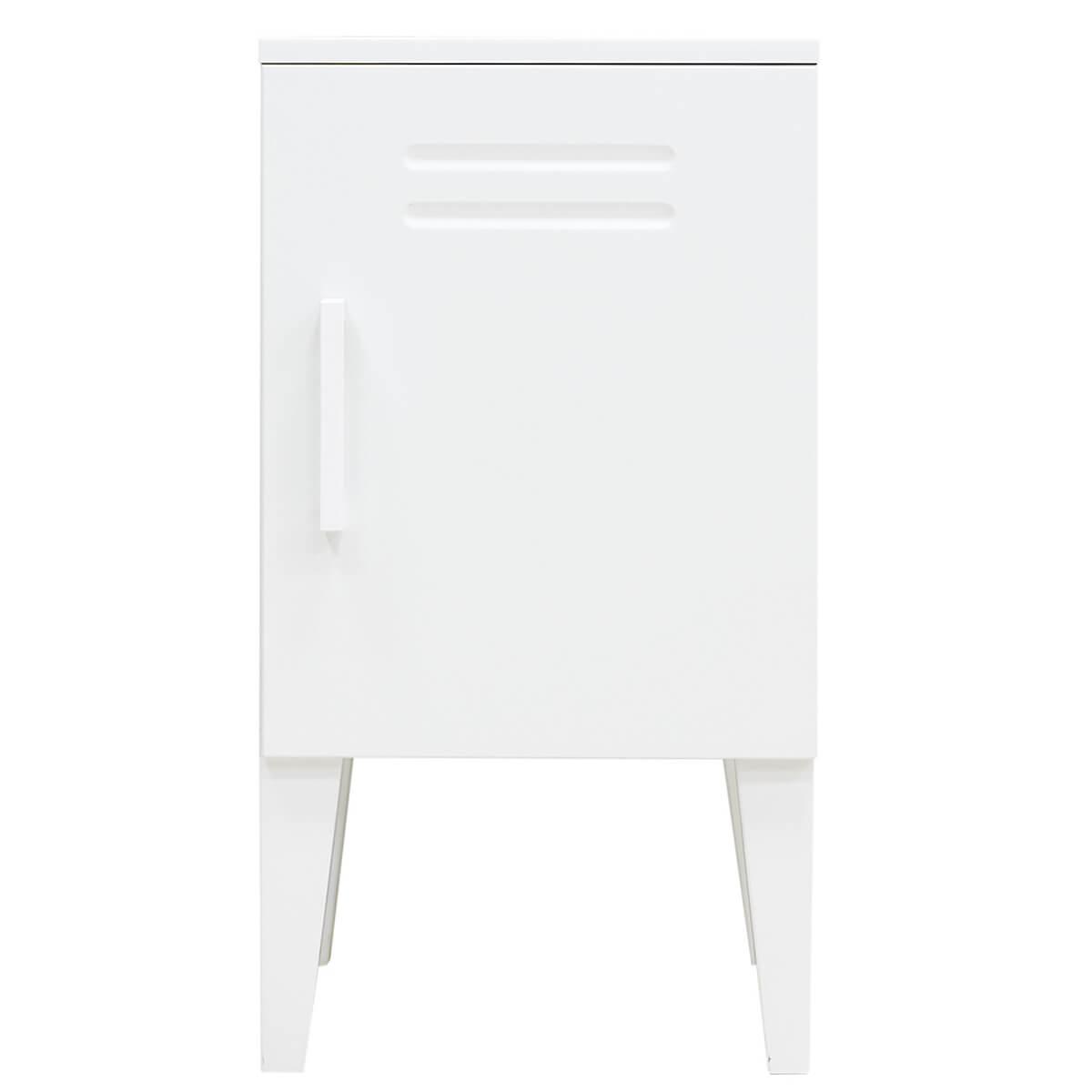 Table de nuit LOCKER Bopita blanc