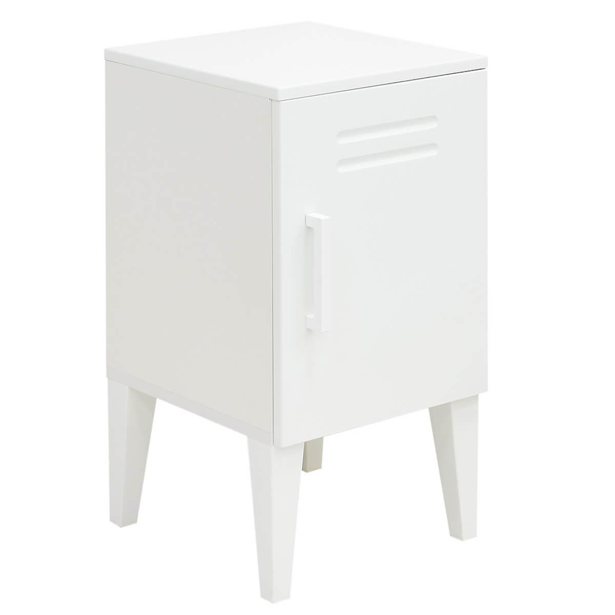 Table de nuit LOCKER Bopita blanc