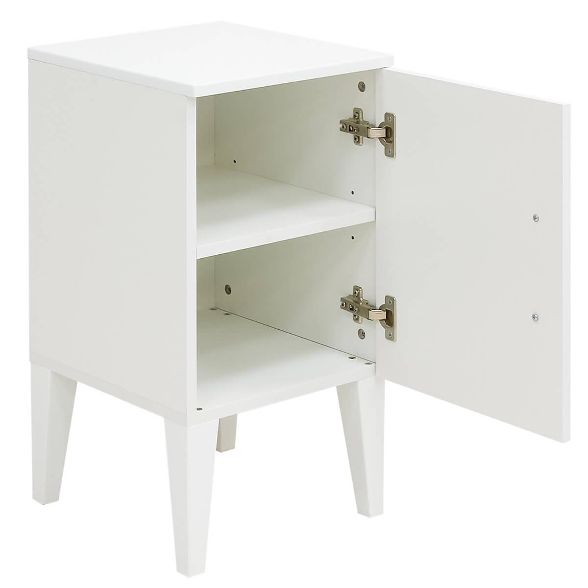Table de nuit LOCKER Bopita blanc