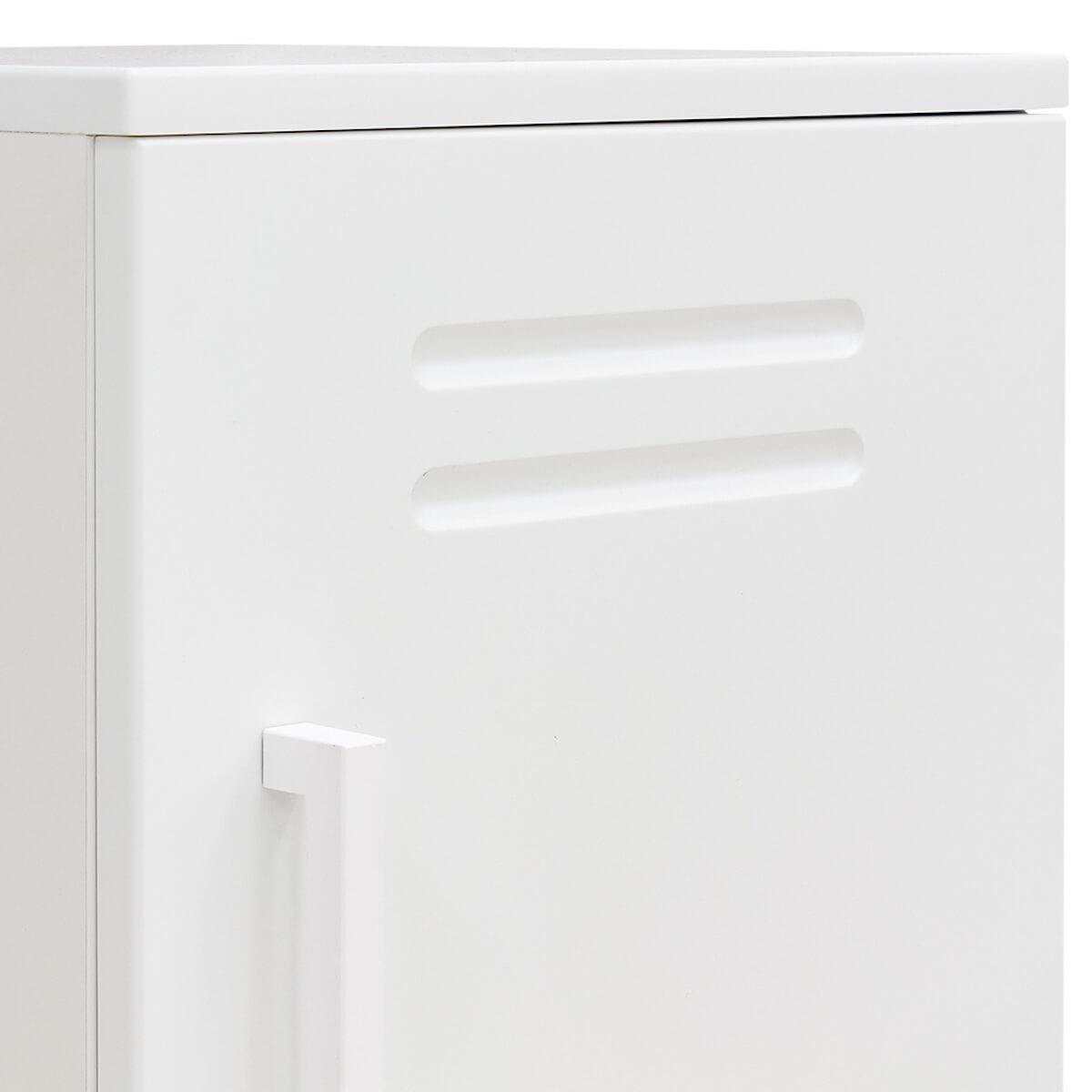 Table de nuit LOCKER Bopita blanc