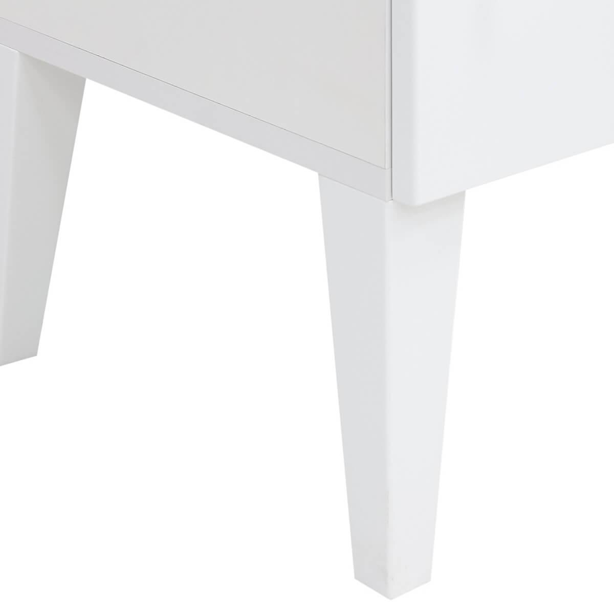 Table de nuit LOCKER Bopita blanc