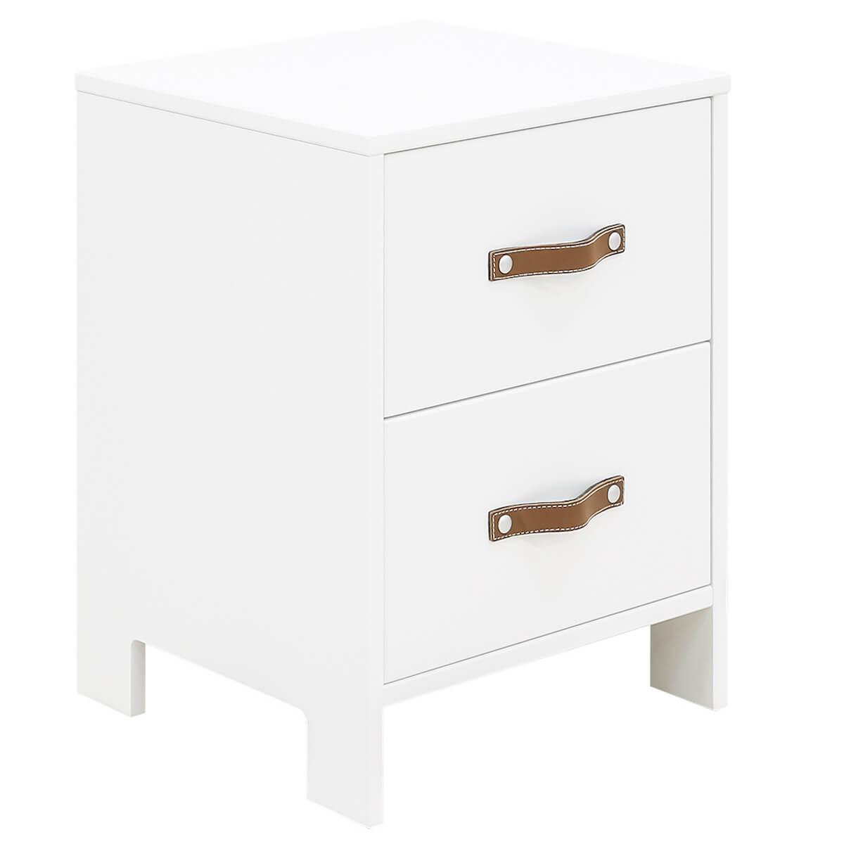 Table de nuit LUCCA Bopita blanc