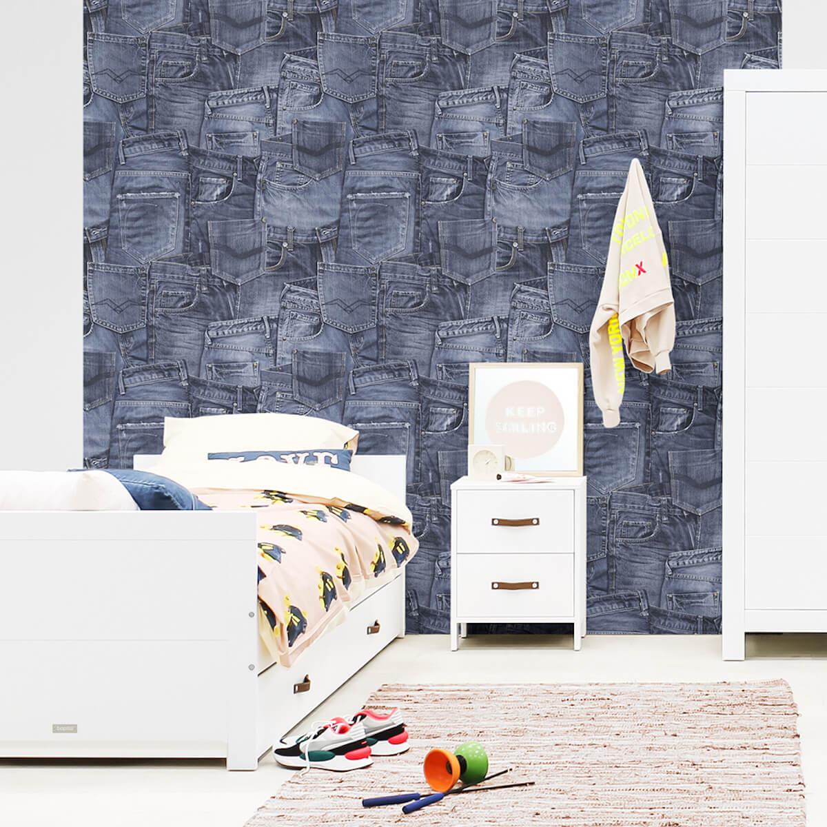 Table de nuit LUCCA Bopita blanc