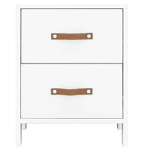 Table de nuit LUCCA Bopita blanc