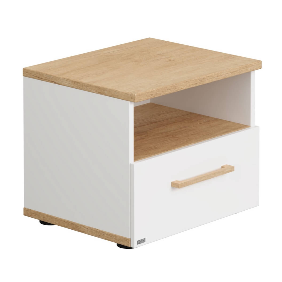 Table de nuit OSCAR Paidi Chêne Nebraska-blanc