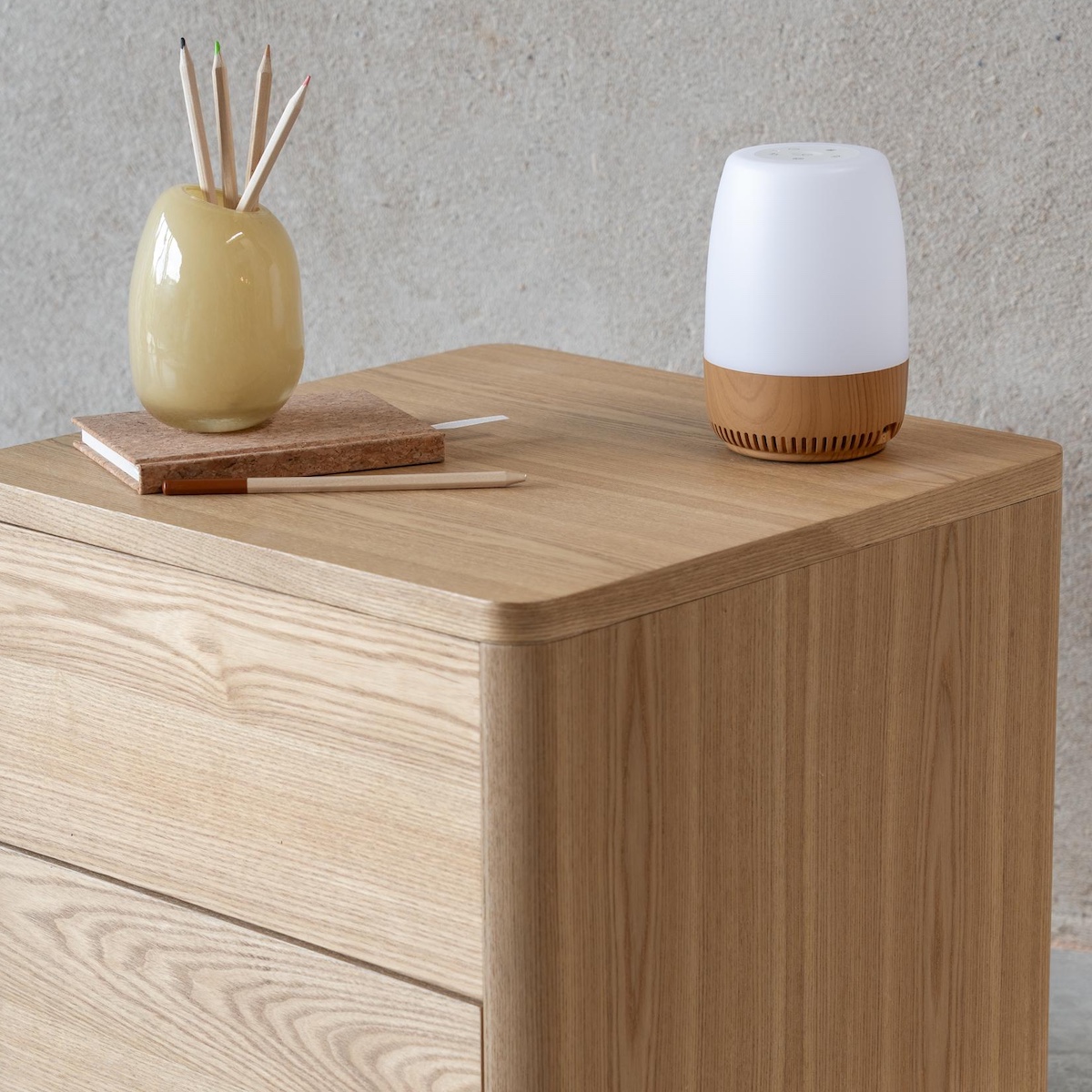 Table de nuit YUME-HAI NO KI Quax natural ash