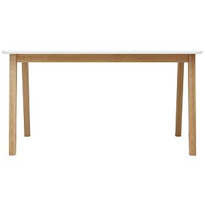 Table enfant 55x95cm IVAR Bopita blanc-naturel