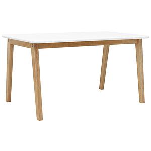 Table enfant 55x95cm IVAR Bopita blanc-naturel