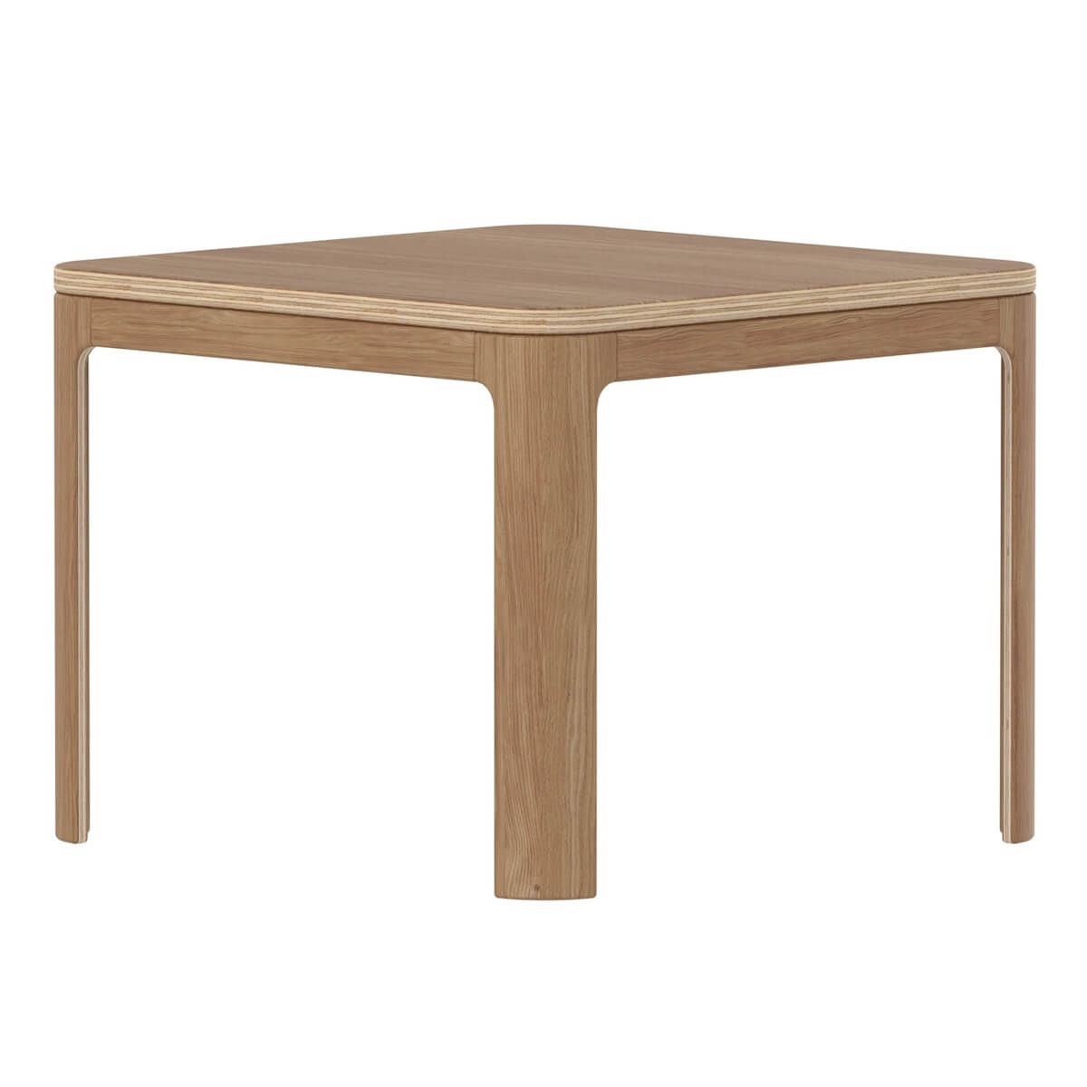 Table enfant petit NOVA Flexa oak veneer plywood