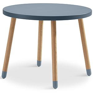 Table enfant ronde 60cm DOTS Flexa frêne-blueberry