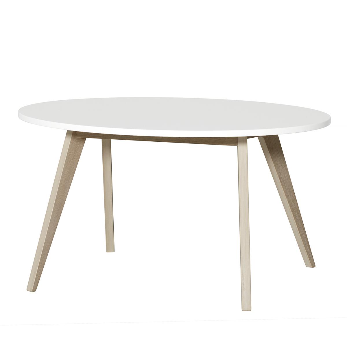 Table PingPong WOOD Oliver Furniture blanc-chêne 