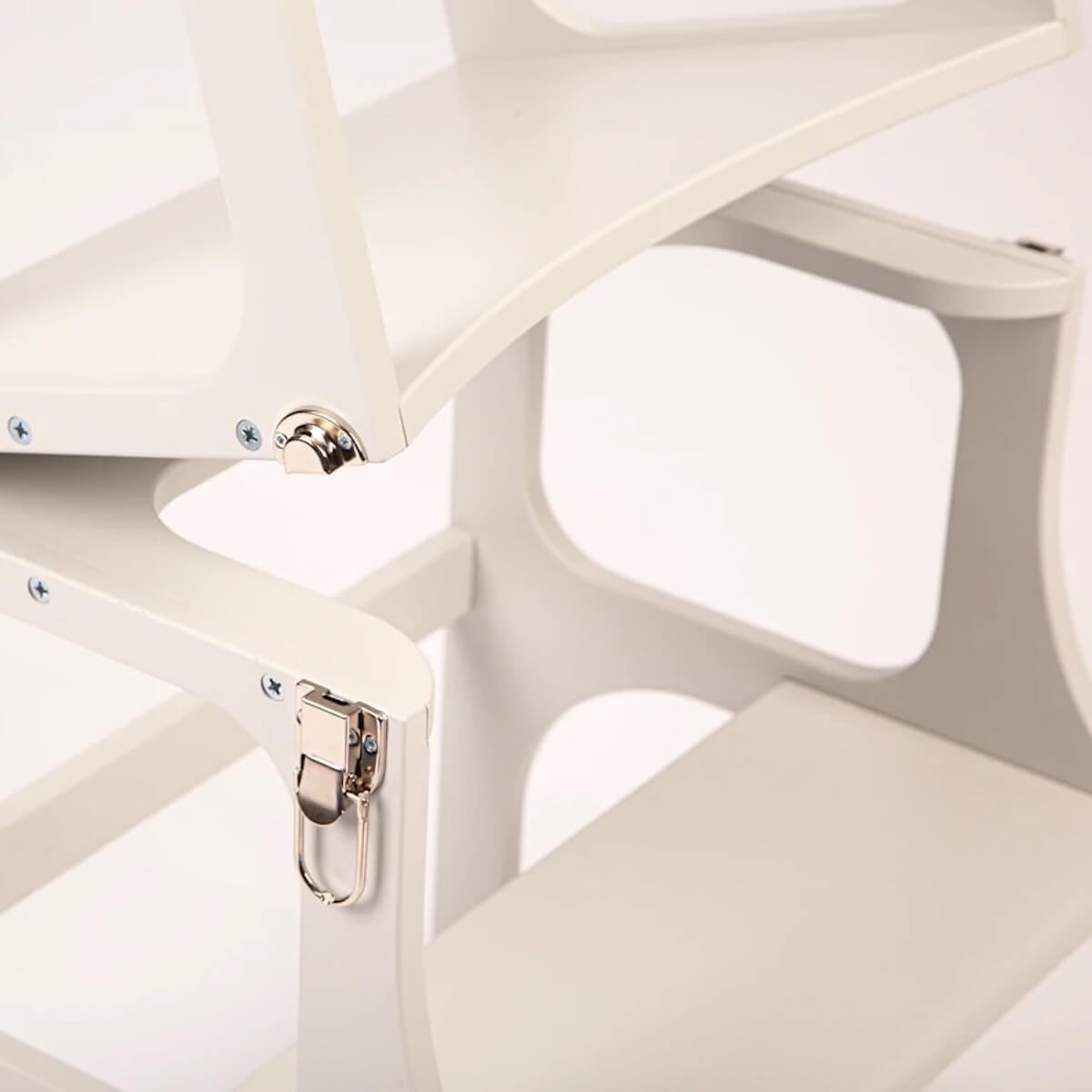 Table-tour d'appentissage STEP'n'SIT Ette Tete blanc argent