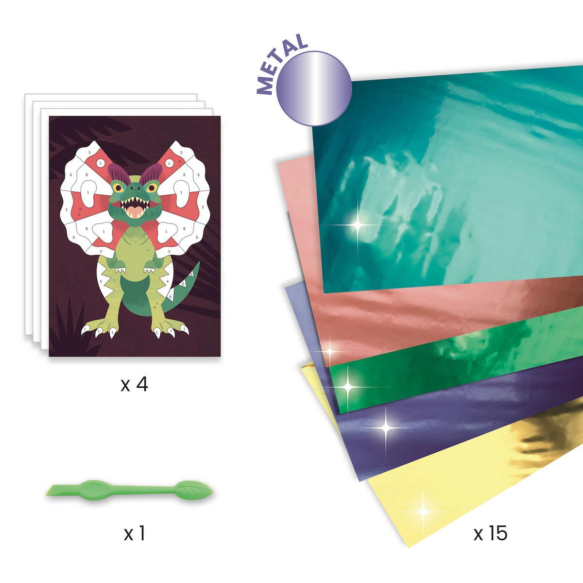 Tableau à pailleter Jurassic LES PLUS GRANDS Djeco