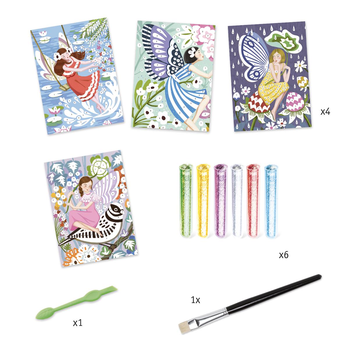 Tableau à pailleter La douceur des fées Djeco