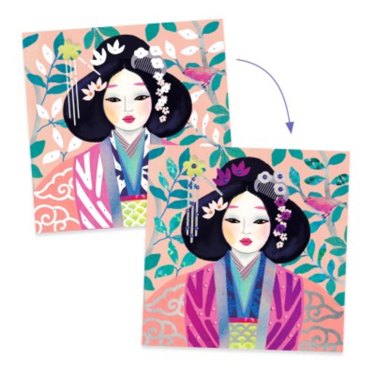 Tableaux A Metalliser Parures précieuses Djeco