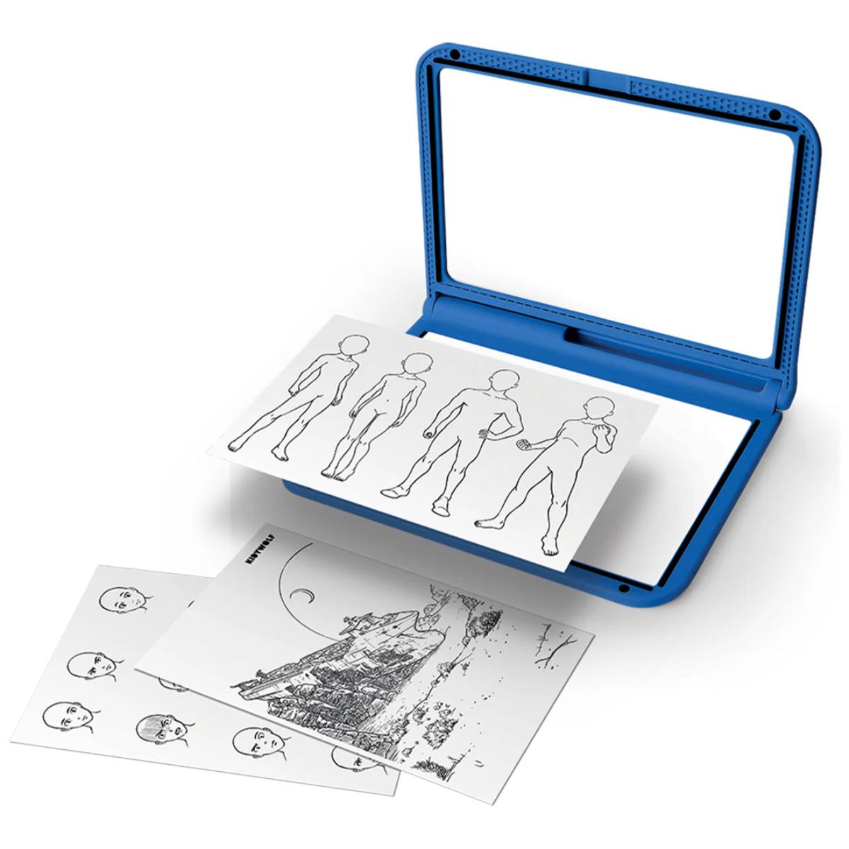 Tablette portable 2en1 A4 KIDYDRAW-PRO Kidywolf Blue