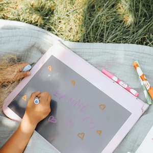 Tablette portable 2en1 A4 KIDYDRAW-PRO Kidywolf pink