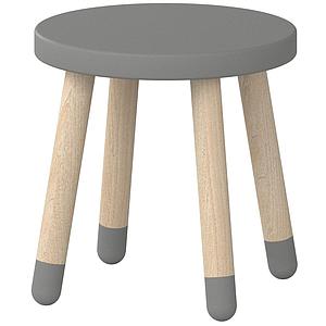 Tabouret enfant 30 cm DOTS Flexa frêne-gris urban