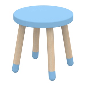 Tabouret enfant 30cm DOTS Flexa frêne-blue skies