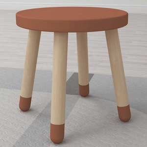 Tabouret enfant 30cm DOTS Flexa frêne-Blush