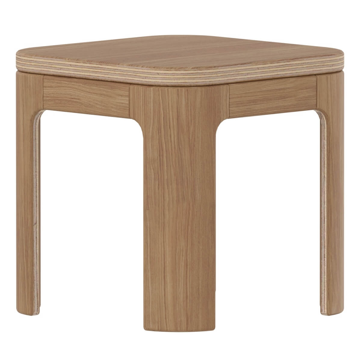 Tabouret enfant NOVA Flexa oak veneer plywood