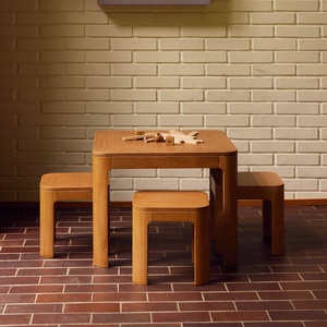 Tabouret enfant NOVA Flexa oak veneer plywood
