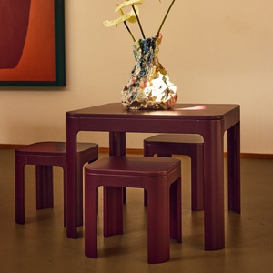 Tabouret enfant NOVA Flexa pomegranate plywood
