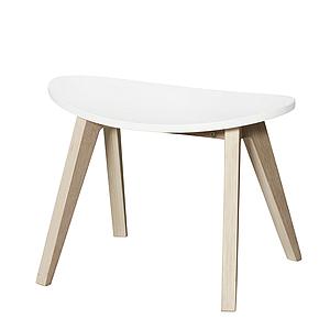 Tabouret PingPong WOOD Oliver Furniture blanc-chêne 