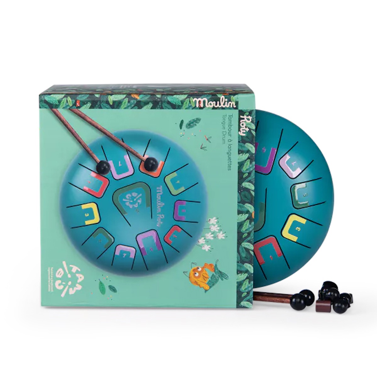 Tambour à languettes DANS LA JUNGLE Moulin Roty