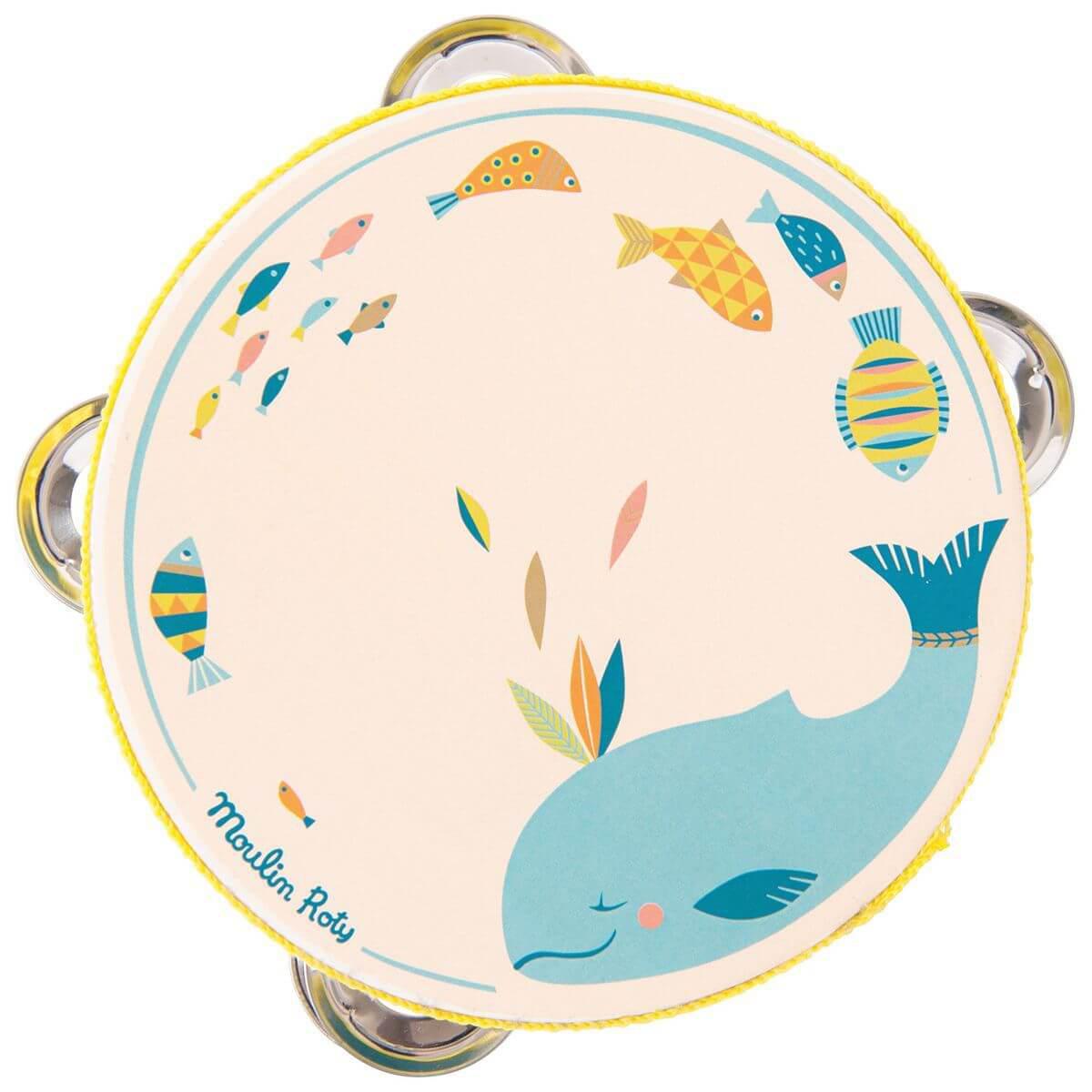 Tambourin LE VOYAGE D'OLGA Moulin Roty crème