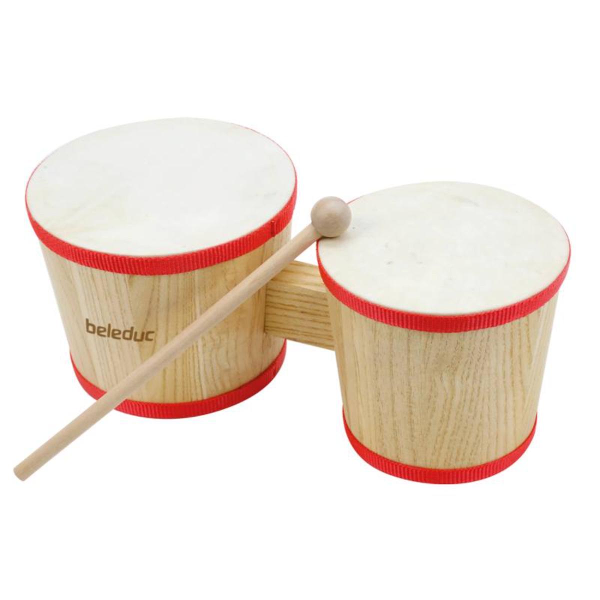 Tambours de bongo 1 paire Beleduc