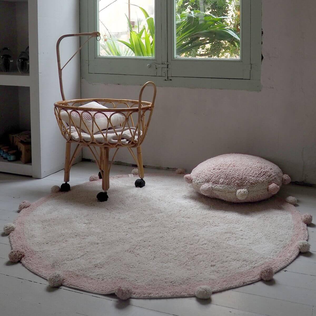 Tapis 120cm BUBBLY Lorena Canals Natural-Vintage Nude