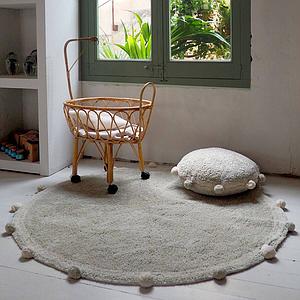 Tapis 120cm BUBBLY Lorena Canals Olive-Natural