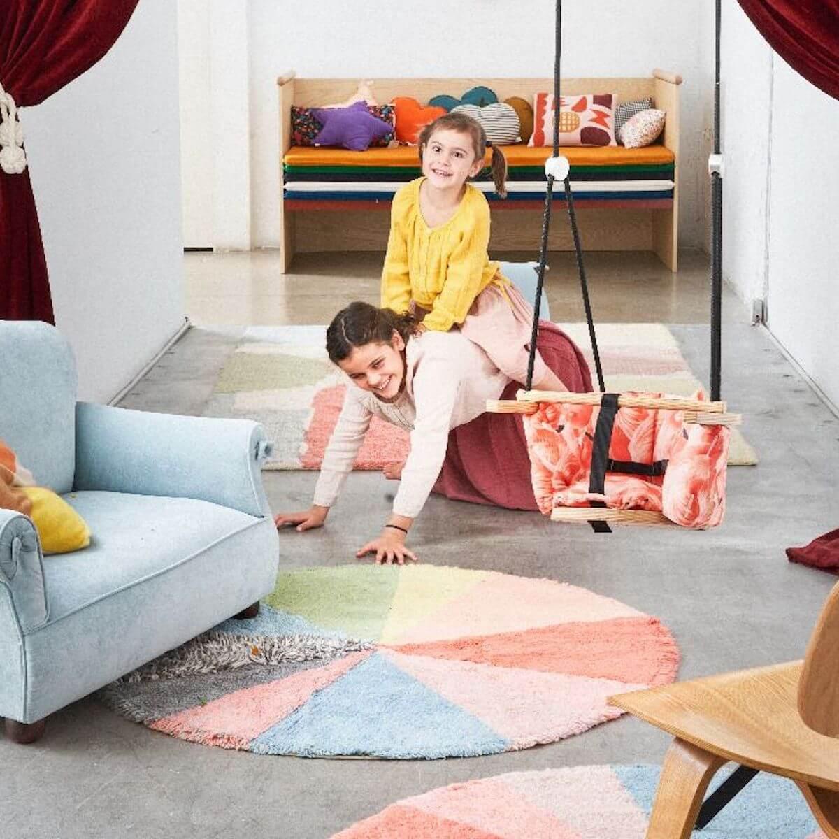 Tapis 120x120cm PIE CHART Lorena Canals