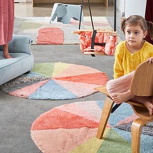 Tapis 120x120cm PIE CHART Lorena Canals