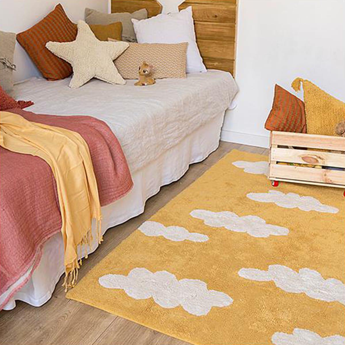 Tapis 120x160 cm CLOUDS Lorena Canals mustard