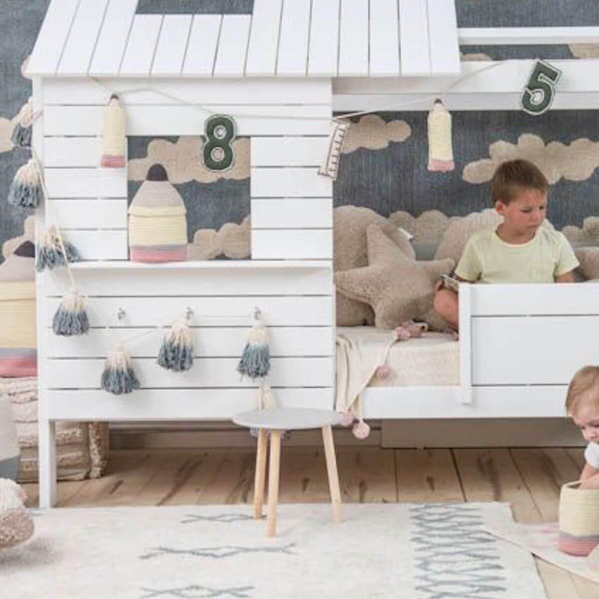 Tapis 120x160cm ATLAS NATURAL Lorena Canals Vintage Blue