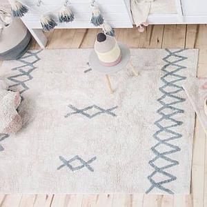 Tapis 120x160cm ATLAS NATURAL Lorena Canals Vintage Blue